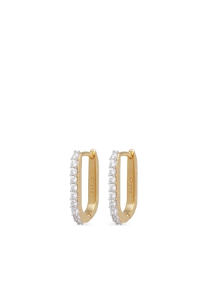 Missoma crystal-embellished earrings - Gold