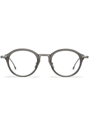 Thom Browne Eyewear round-frame glasses - Silver