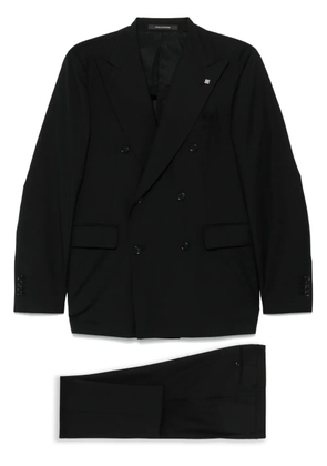 Tagliatore virgin wool suit - Black