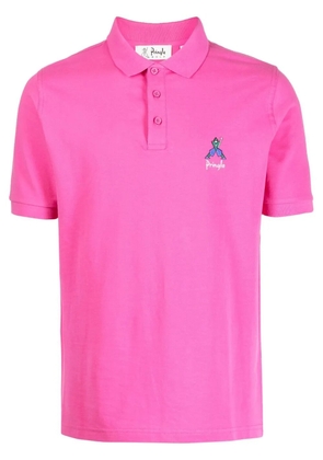 Pringle of Scotland Geometric George Golf polo shirt - Pink