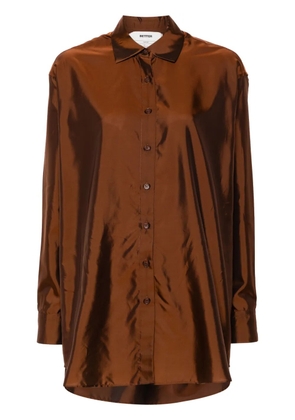 BETTTER x Zegna loose shirt - Brown
