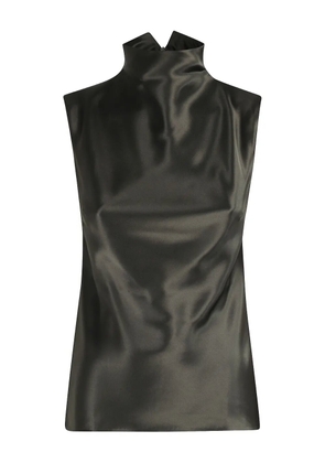 Nanushka high-neck sleeveless top - Green