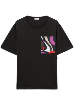 PUCCI Marmo-print cotton T-shirt - Black