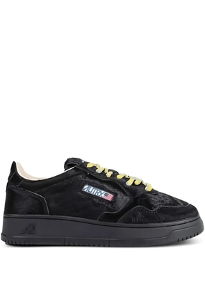 Autry calf hair medalist low trainers - Black