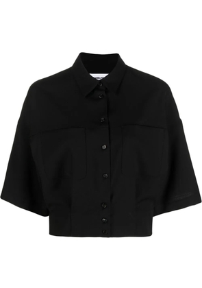 AMBUSH cropped cotton shirt - Black