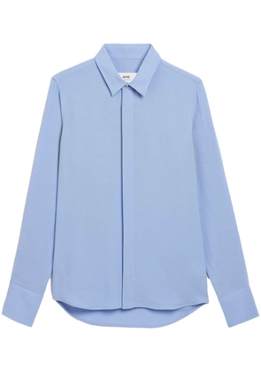 AMI Paris virgin wool-blend shirt - Blue