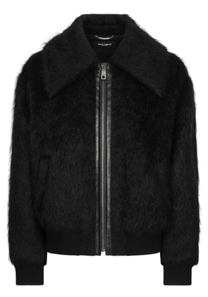 Dolce & Gabbana faux-fur coat - Black