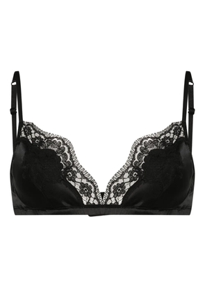 Dolce & Gabbana lace-panel bralette - Black