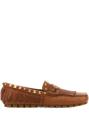 Valentino Garavani Fastaway driver loafers - Brown