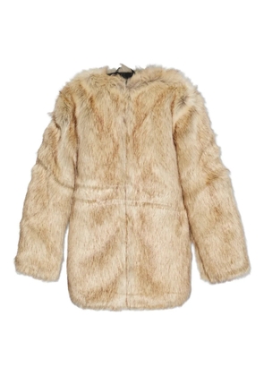 Gestuz GZricca faux fur coat - Neutrals