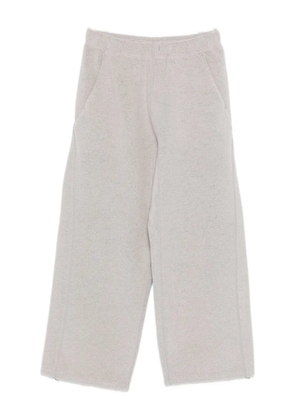 Goldwin 0 fleece-texture track pants - Grey
