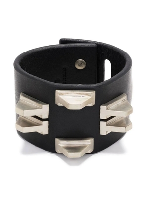 Parts of Four Restraint Charm leather bracelet - Black