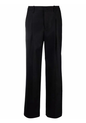 PT Torino pleat-detail wide-leg tailored trousers - Black