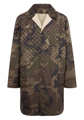 Supreme x Louis Vuitton reversible trench coat - Brown