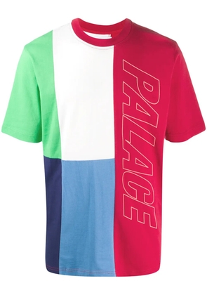 Palace Flaggin colour-block T-shirt - Red
