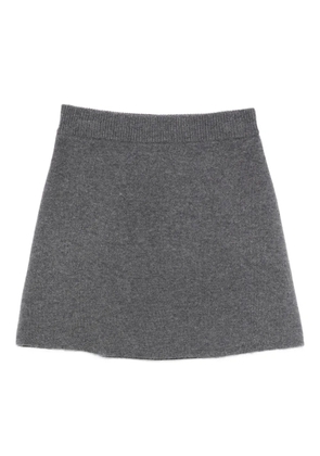 Lisa Yang ribbed knit skirt - Grey