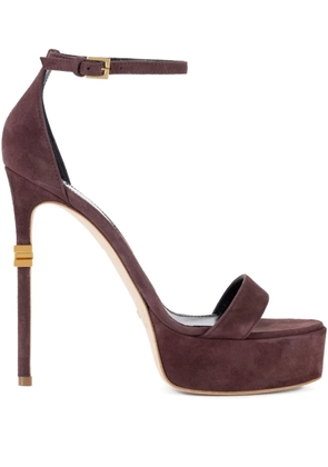 Elisabetta Franchi platform stiletto sandals - Brown