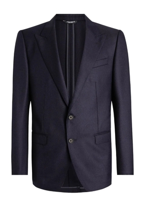 Dolce & Gabbana two-button wool blazer - Blue