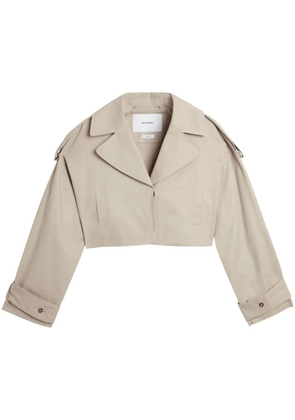 Axel Arigato Gaia cropped trench coat - Neutrals