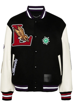 Lanvin logo-patch varsity jacket - Black