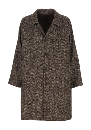 L.B.M. 1911 herringbone coat - Brown