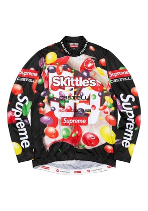 Supreme x Skittles x Castelli long-sleeve cycling jersey - Black