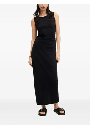 AllSaints Katarina side-split maxi dress - Black