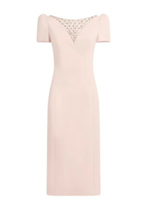 Jenny Packham Vienna embellished puffed dress - Pink