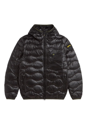 Blauer quilted hooded jacket - Black