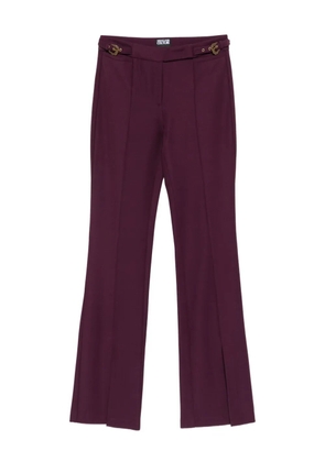 Versace Jeans Couture split-hem trousers - Red