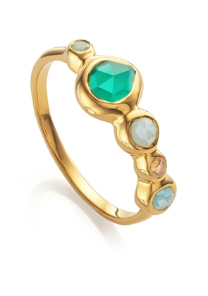 Monica Vinader Siren tonal half eternity ring - Gold