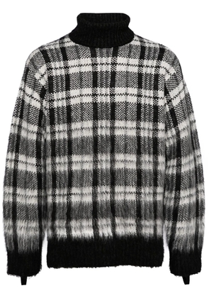 Helmut Lang brushed turtleneck sweater - Black