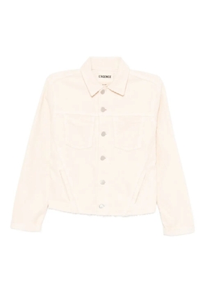 L'Agence distressed corduroy jacket - Neutrals
