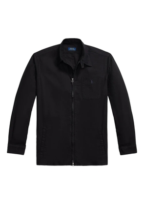Polo Ralph Lauren zip-front long-sleeve shirt - Black