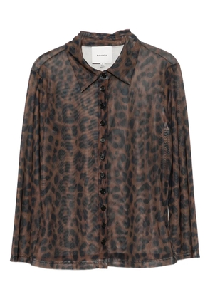 Reformation Margaret top - Brown