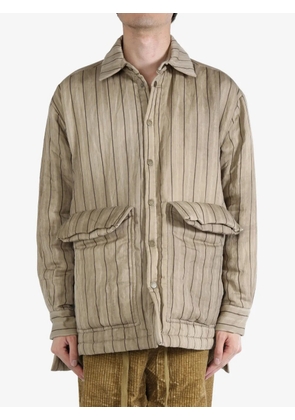 Uma Wang striped shirt - Brown
