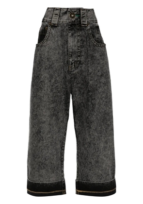 Vaquera wide-leg jeans - Black