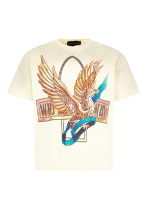 Who Decides War short-sleeve print T-shirt - Neutrals