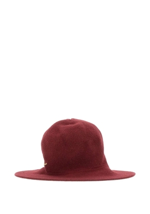 Borsalino round-crown wide-brim hat - Red