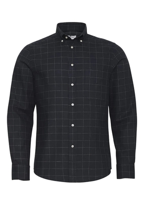 LOJA DAS MEIAS buttoned checked shirt - Blue