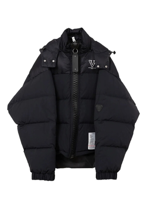 Maison MIHARA YASUHIRO hooded puffer jacket - Black