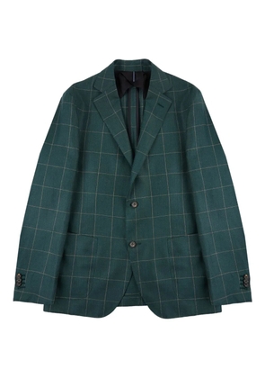 Incotex window-pane blazer - Green