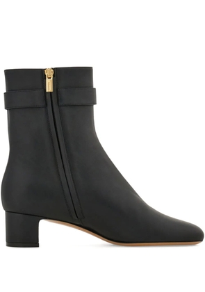 Ferragamo 40mm buckle-strap ankle boots - Black