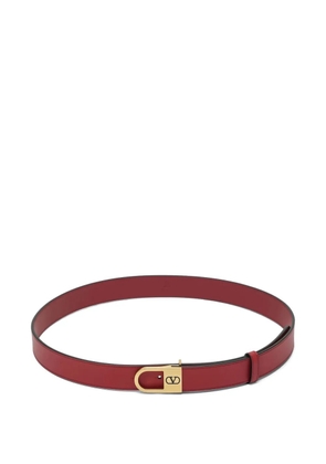 Valentino Garavani logo-buckle belt - Red
