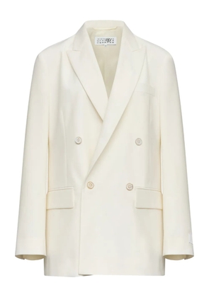 MM6 Maison Margiela double-breasted jacket - Neutrals