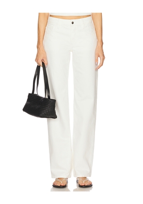 St. Agni 90s Low Rise Jeans in White. Size 30. Also in 31.