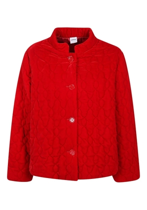 ASPESI quilted buttoned jacket - Red