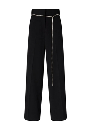 PINKO beaded-belt trousers - Black