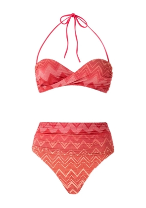 Missoni zigzag bikini set - Red