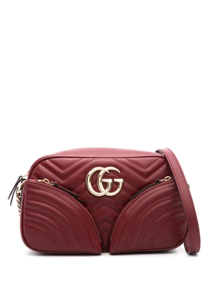 Gucci small GG Marmont shoulder bag - Red
